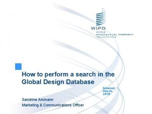 Global design database