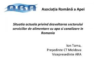 Asoc.romana a apei