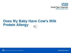 Does My Baby Have Cows Milk Protein Allergy