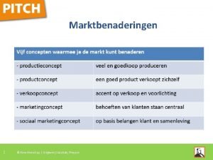 Marktbenaderingen 1 Kees Benschop Uitgeverij Sarphati Meppel Marketing