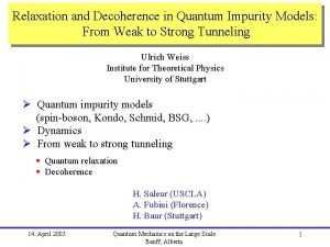 Relaxation and Decoherence in Quantum Impurity Models From