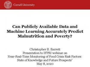 Can Publicly Available Data and Machine Learning Accurately