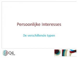 Persoonlijke interesses