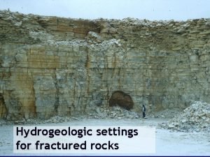 Sedimentary rocks