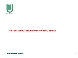 Misure di protezione passive