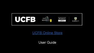 Ucfb online shop