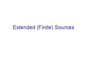 Extended Finite Sources Collimated Xray Id xd yd