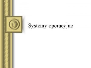 System operacyjny definicja