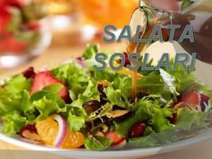Uluslararası salatalar ve sosları