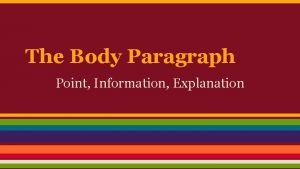 Point information explanation Point information explanation