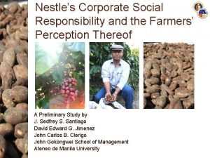 Corporate social responsibility of nestlé philippines