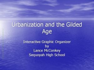 Gilded age graphic organizer