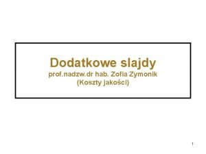 Góra lodowa kosztów jakości