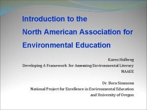 North american association for environmental education