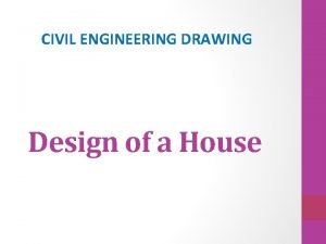 Civil house drawing