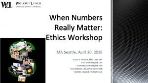 IMA Seattle April 20 2018 Susan K Wolcott