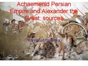 Persian empire primary sources