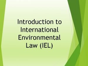 International laws