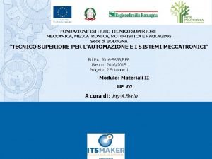 Istituto tecnico meccatronica bologna