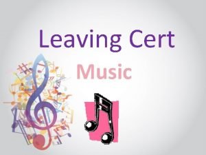 Music technology leaving cert