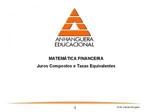 Calcular taxa equivalente na hp Calcular taxa equivalente na hp