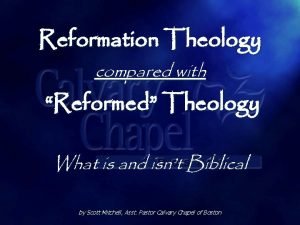 5 tenets of calvinism