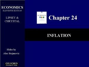 24 1 ECONOMICS ELEVENTH EDITION LIPSEY CHRYSTAL Chapter