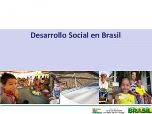 Desarrollo social de brasil