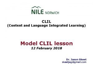 Clil meaning