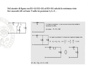 Equazione circuito rc