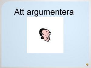 Stödargument Stödargument