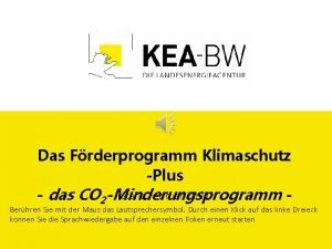 Das Frderprogramm Klimaschutz Plus Stand Februar 2020 das