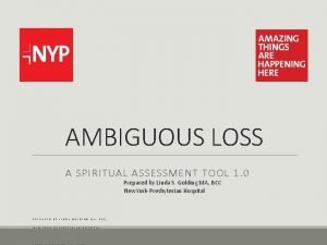 Ambiguous loss definition