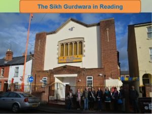 The Sikh Gurdwara in Reading This symbol is