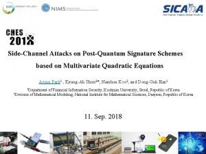 SideChannel Attacks on PostQuantum Signature Schemes based on