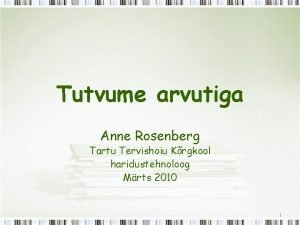 Anne rosenberg