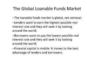 Loanable funds graph