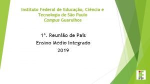 Instituto Federal de Educao Cincia e Tecnologia de