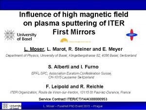 Influence of high magnetic field on plasma sputtering