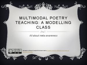 Multimodal poem examples