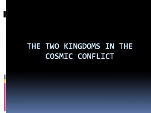 What is cosmic conflict in literature