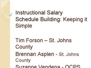 Tim forson salary