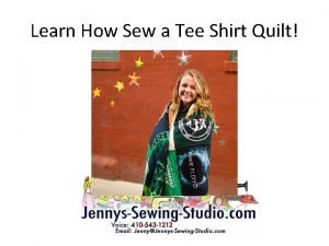 Learn How Sew a Tee Shirt Quilt Quilting