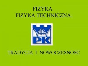 Fizyka techniczna pk