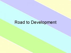 Road to Development Balanced Growth through SelfSufficiency A