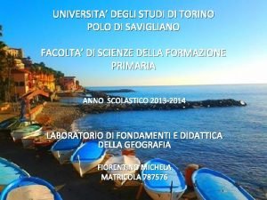 Scienze della formazione savigliano