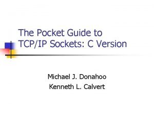 Tcp ip sockets in c