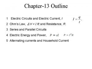 Electric current in water Electric current in water
