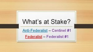 Centinel 1 summary
