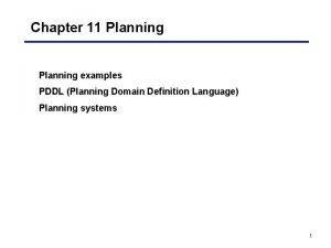 Pddl examples